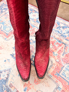 Corral snakeskin boots