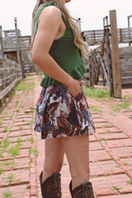 Pleated Horse Shorts