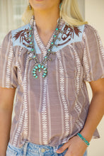 Gingham Horse Blouse