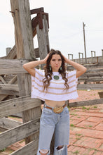 Striped knit Blouse