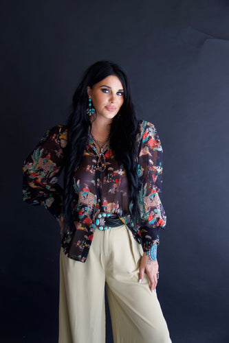 Western Wagon Chiffon