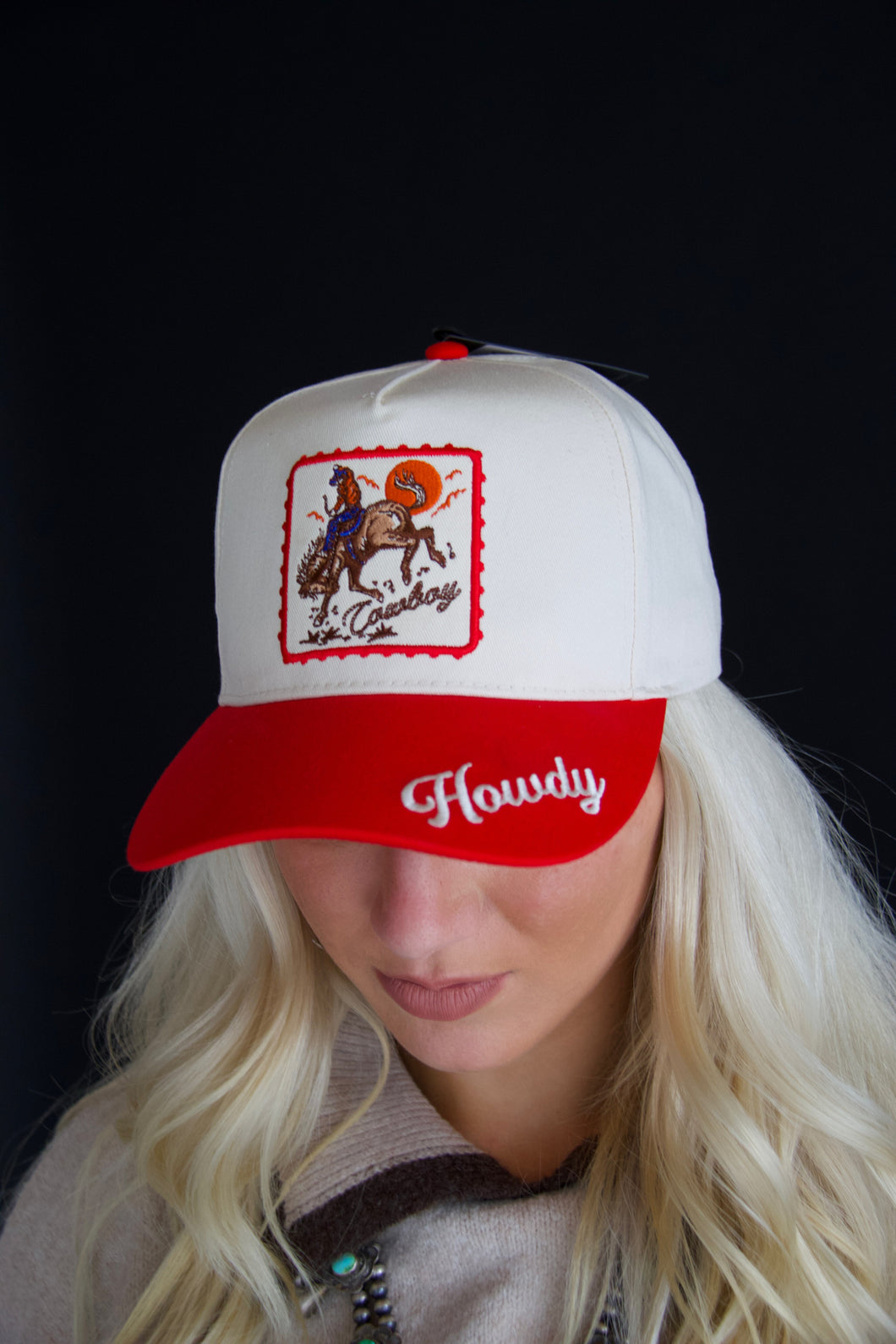 Cowboy Howdy Two-Tone Cap