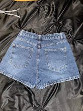 High rise denim mom shorts