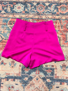 Stretchy pink shorts