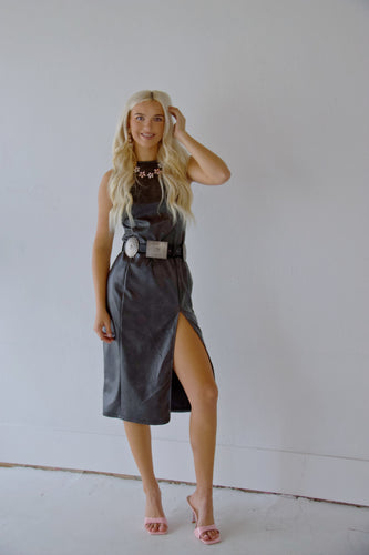 Leather Lux Dress