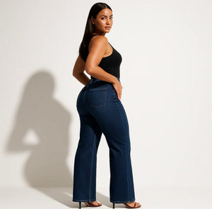 Valvari mid rise dark wash jeans