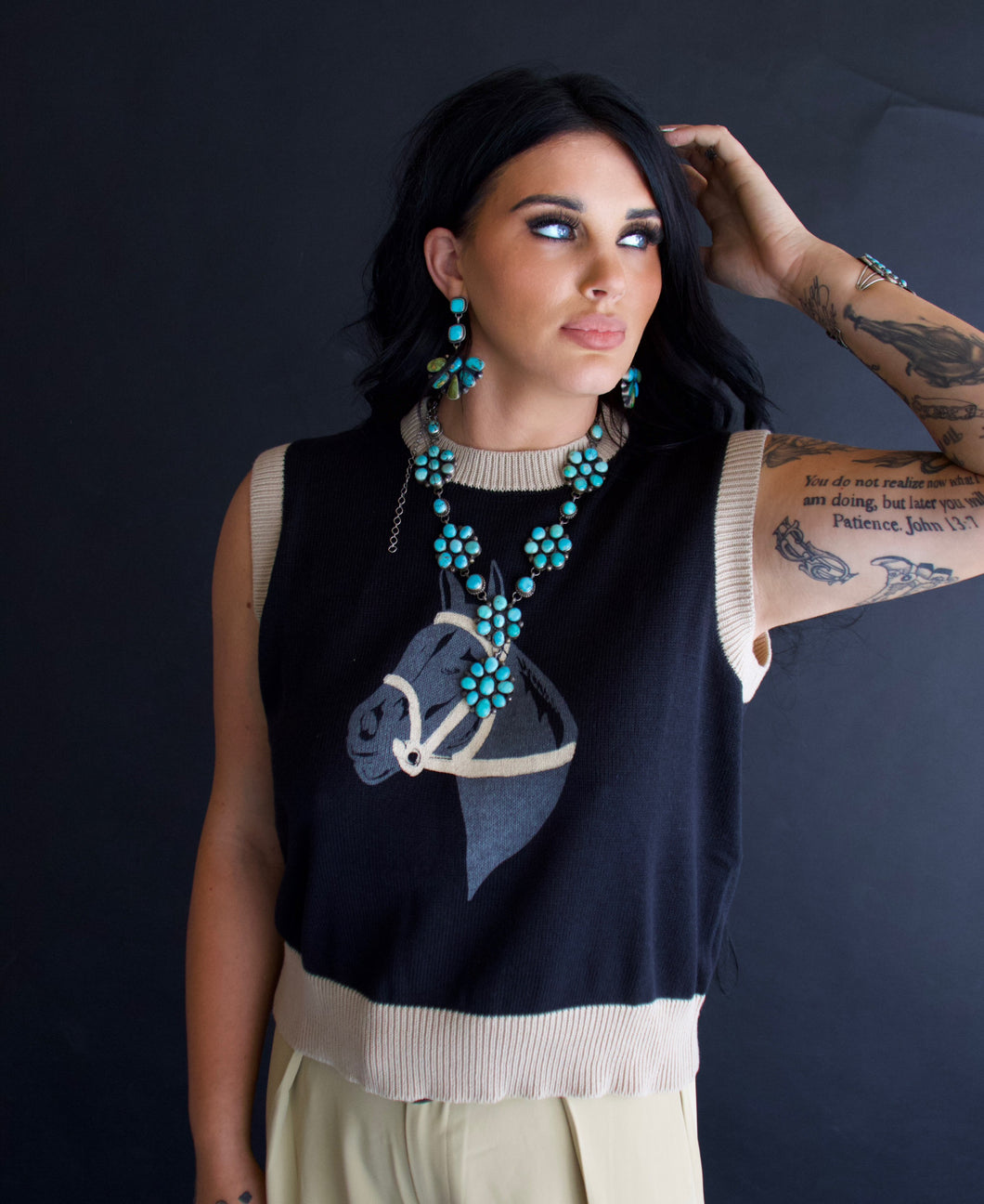 Retro Ranch Sleeveless Sweater