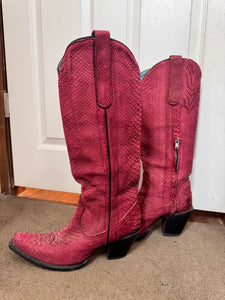 Corral snakeskin boots
