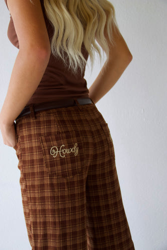 Howdy Plaid Pant