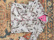 Western print pj top/blouse