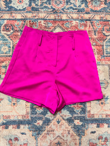 Stretchy pink shorts