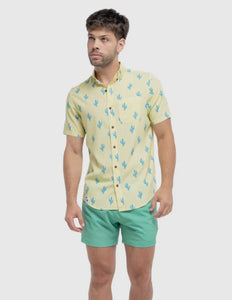 The cactus short sleeve button up