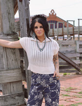 Knit Collared Blouse