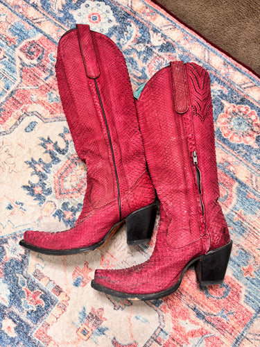Corral snakeskin boots