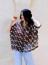 Western Grid Blouse