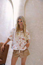 Cowgirl print Bow Top