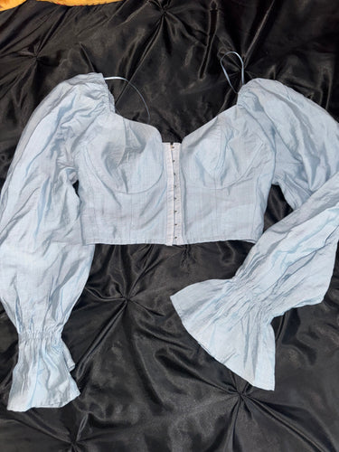Peach love blouse
