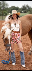 The Cowgirl skirt-short pink