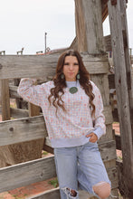 Mock neck Western Sweatshirt