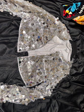 Sequin cropped blazer