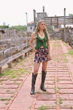 Pleated Horse Shorts