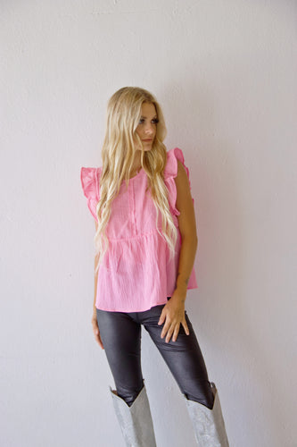 Babydoll pink blouse