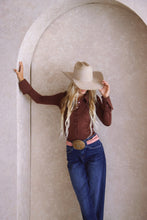 Button up Bodysuit-Brown